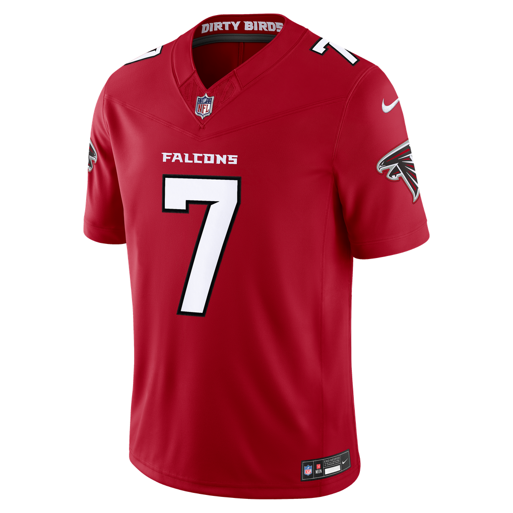 Men's Atlanta Falcons Bijan Robinson Nike Red Team Vapor F.U.S.E. Stitched Limited Jersey