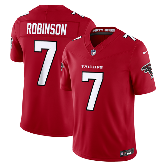 Men's Atlanta Falcons Bijan Robinson Nike Red Team Vapor F.U.S.E. Stitched Limited Jersey