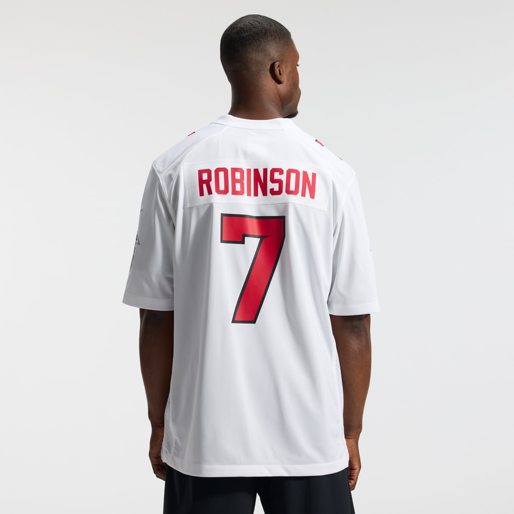 Men's Atlanta Falcons Bijan Robinson Nike White Game Jersey
