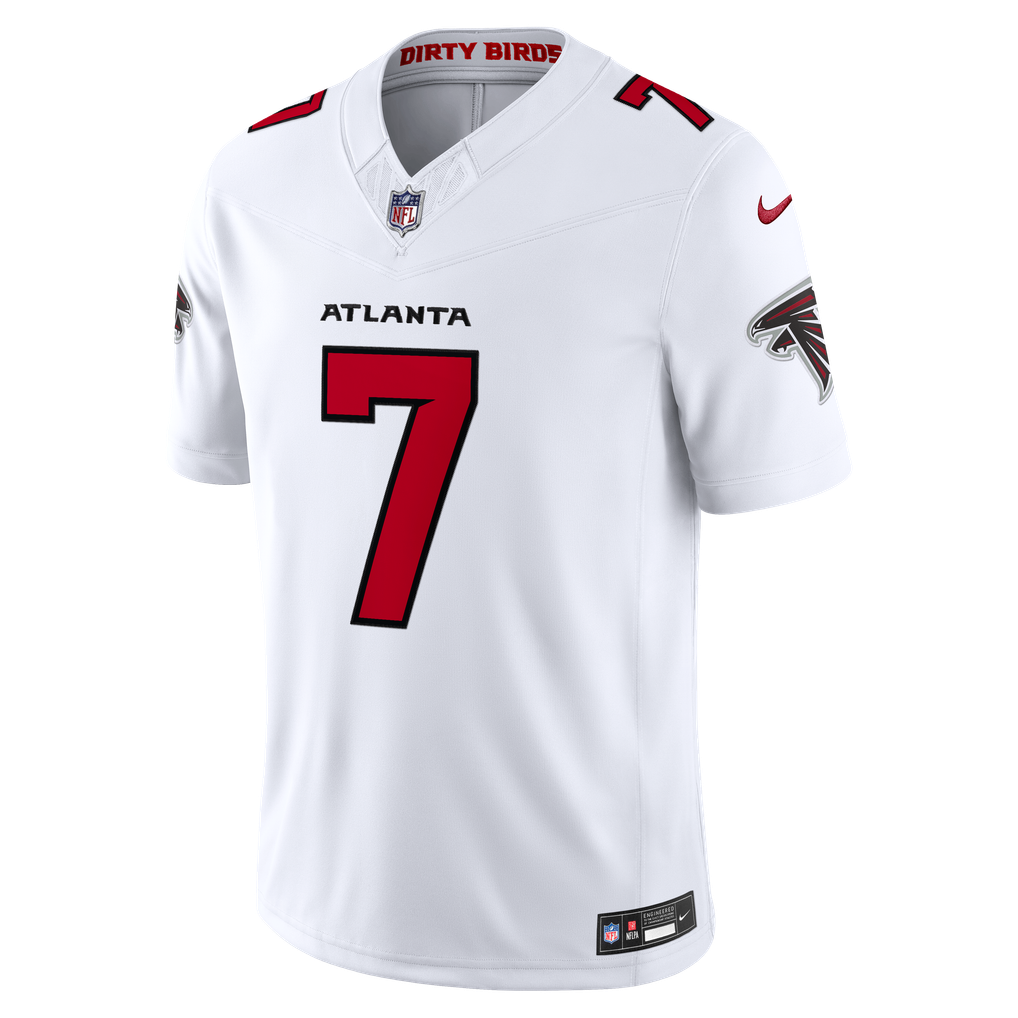 Men's Atlanta Falcons Bijan Robinson Nike White Vapor F.U.S.E. Stitched Limited Jersey