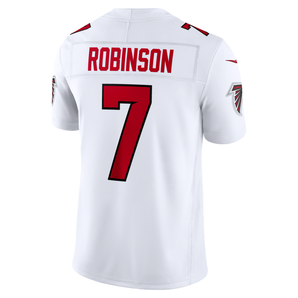 Men's Atlanta Falcons Bijan Robinson Nike White Vapor F.U.S.E. Stitched Limited Jersey