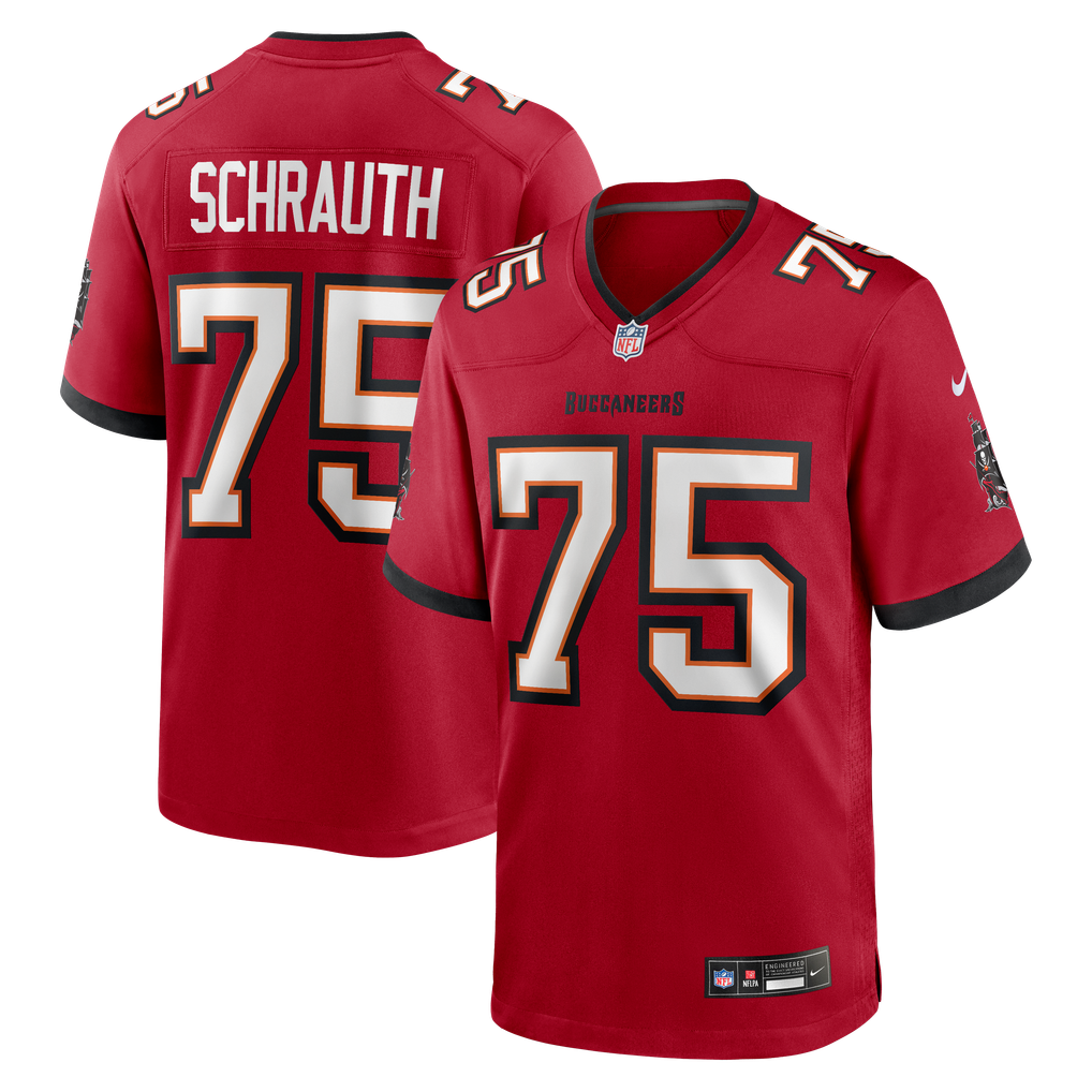 Men's Tampa Bay Buccaneers Billy Schrauth Nike Red Team Game Jersey - Image 2