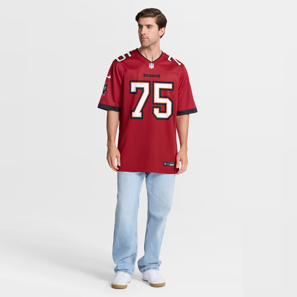 Men's Tampa Bay Buccaneers Billy Schrauth Nike Red Team Game Jersey - Image 3