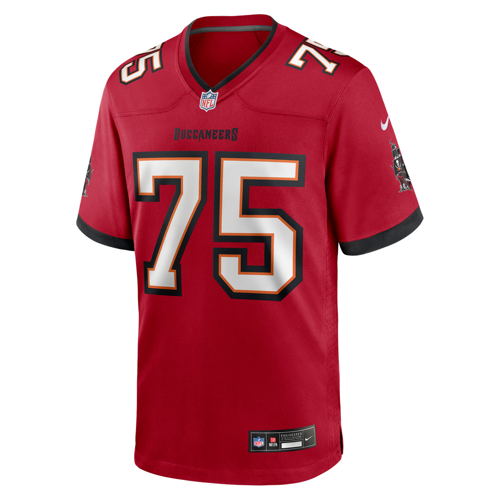 Men's Tampa Bay Buccaneers Billy Schrauth Nike Red Team Game Jersey - Image 5