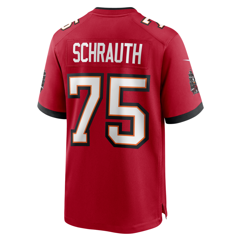 Men's Tampa Bay Buccaneers Billy Schrauth Nike Red Team Game Jersey - Image 6