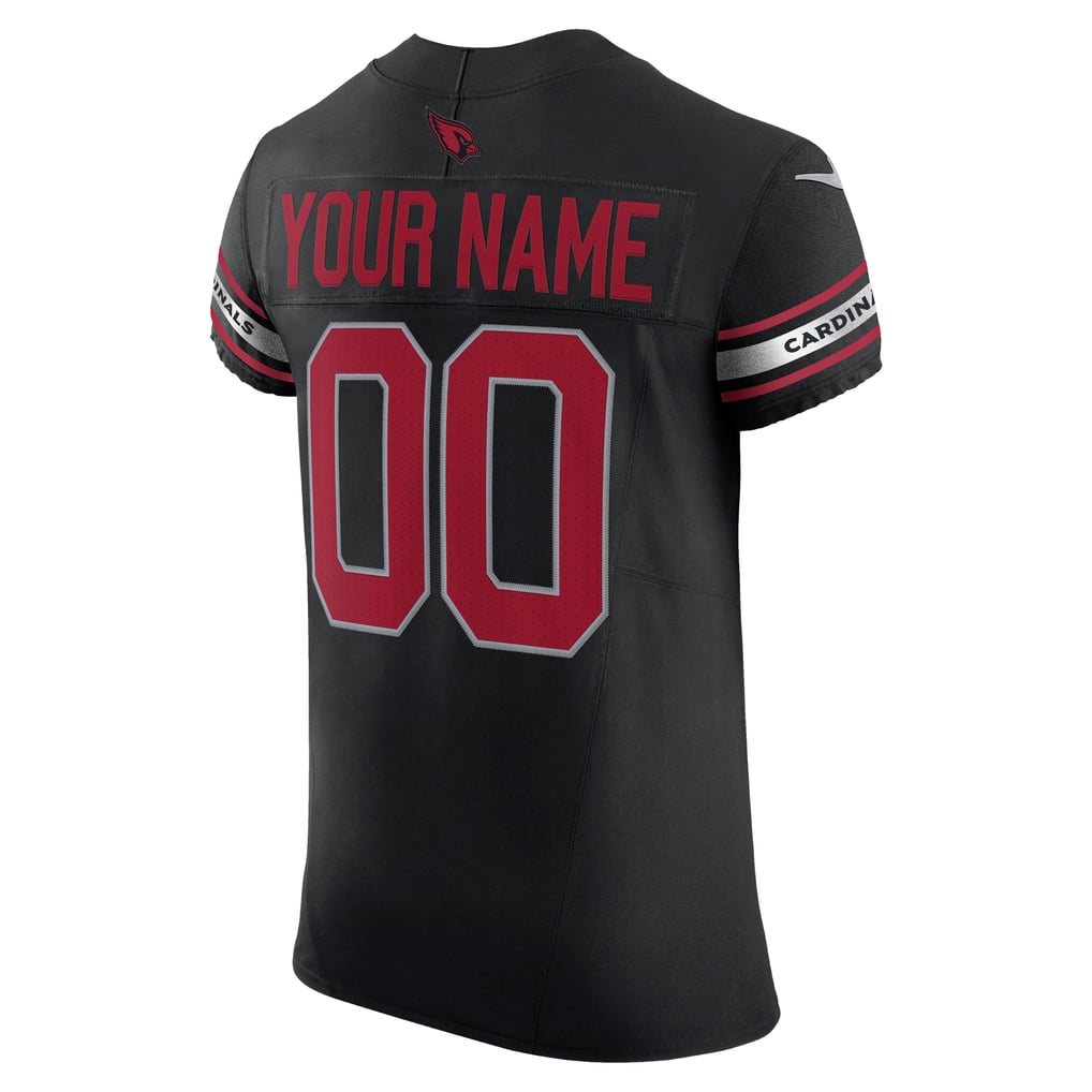 Men's Arizona Cardinals Nike Black  Vapor F.U.S.E. Elite Custom Jersey - Image 4