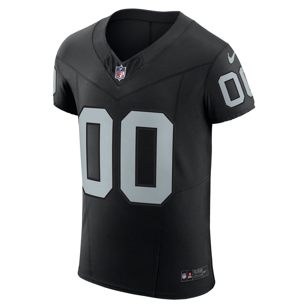 Men's Las Vegas Raiders Nike Black Vapor F.U.S.E. Elite Custom Jersey - Image 3