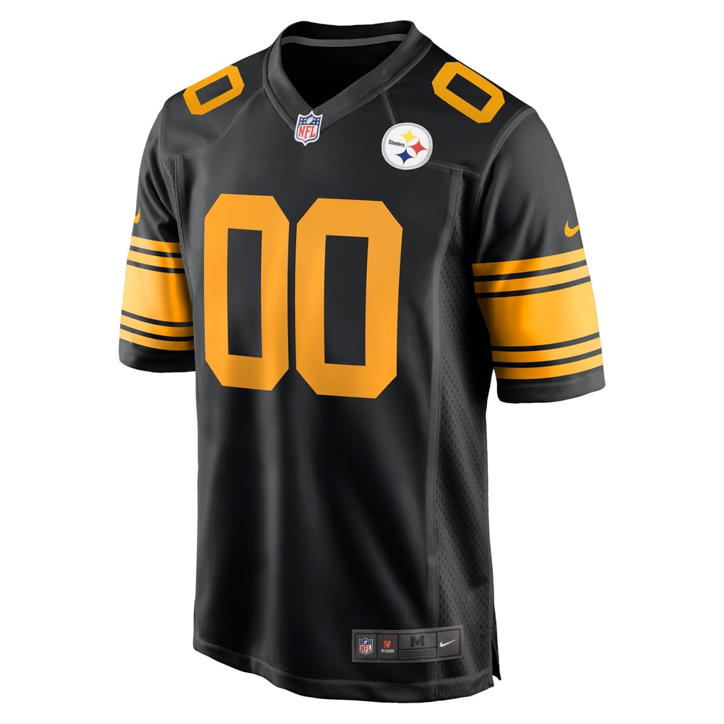 Men's Pittsburgh Steelers  Nike Black Alternate Custom Game Jersey - Image 3