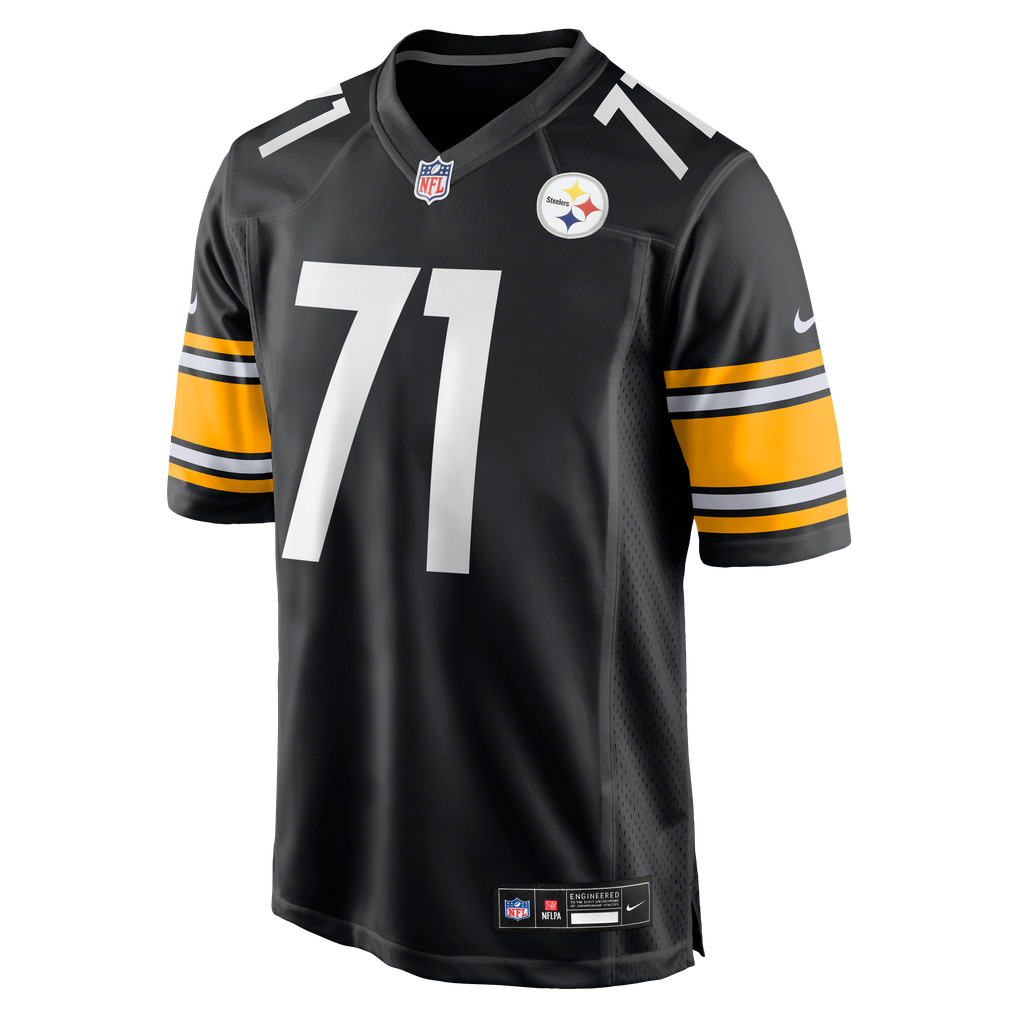 Men's Pittsburgh Steelers Max Iheanachor Nike Black Team Game Jersey - Image 3