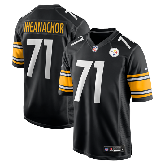 Men's Pittsburgh Steelers Max Iheanachor Nike Black Team Game Jersey - Image 1