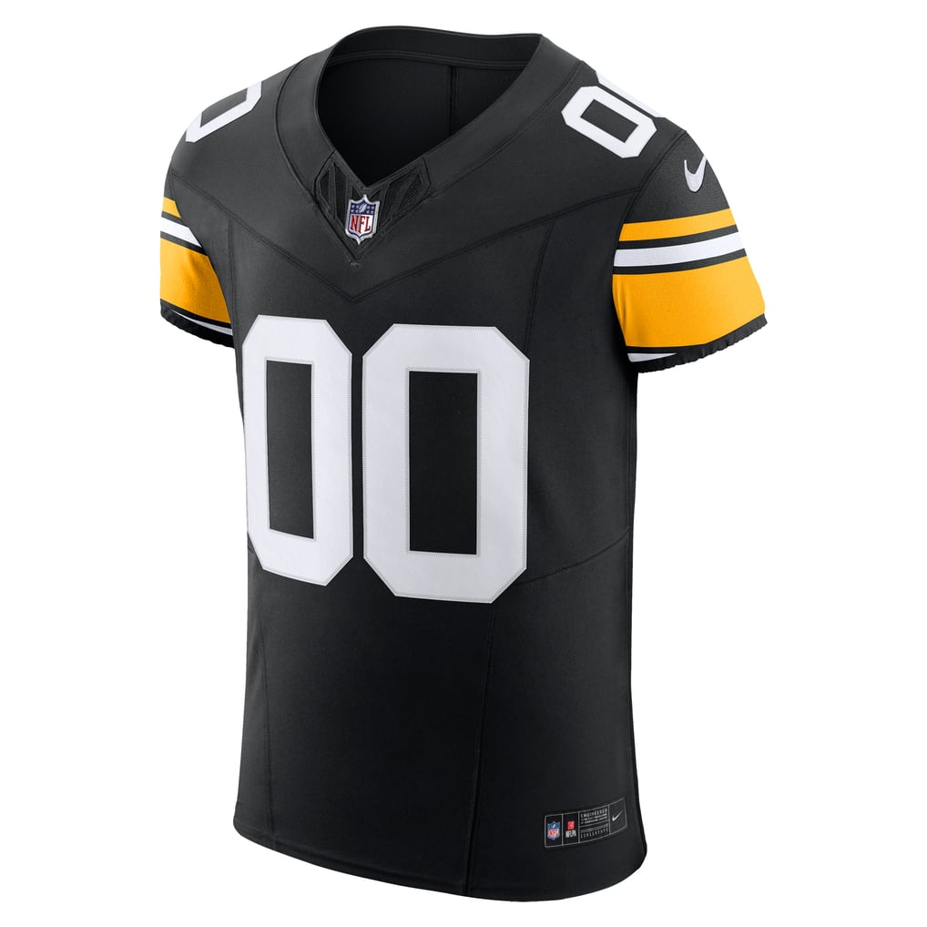 Men's Pittsburgh Steelers Nike Black  Vapor F.U.S.E. Elite Custom Jersey - Image 3