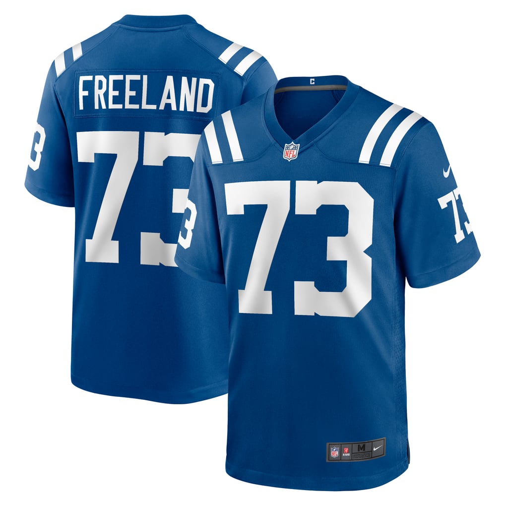 Men's Indianapolis Colts Blake Freeland Nike  Royal Team Game Jersey - Image 2