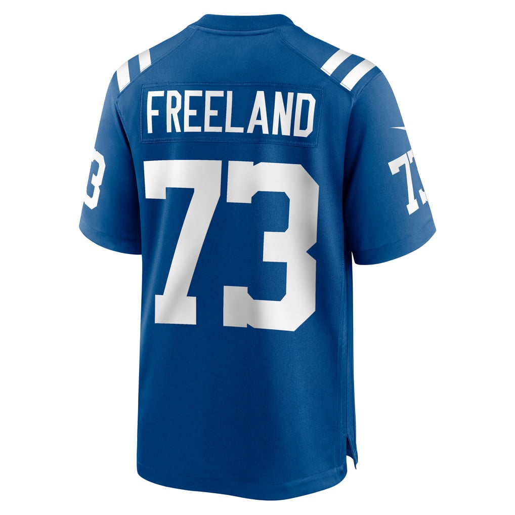 Men's Indianapolis Colts Blake Freeland Nike  Royal Team Game Jersey - Image 4