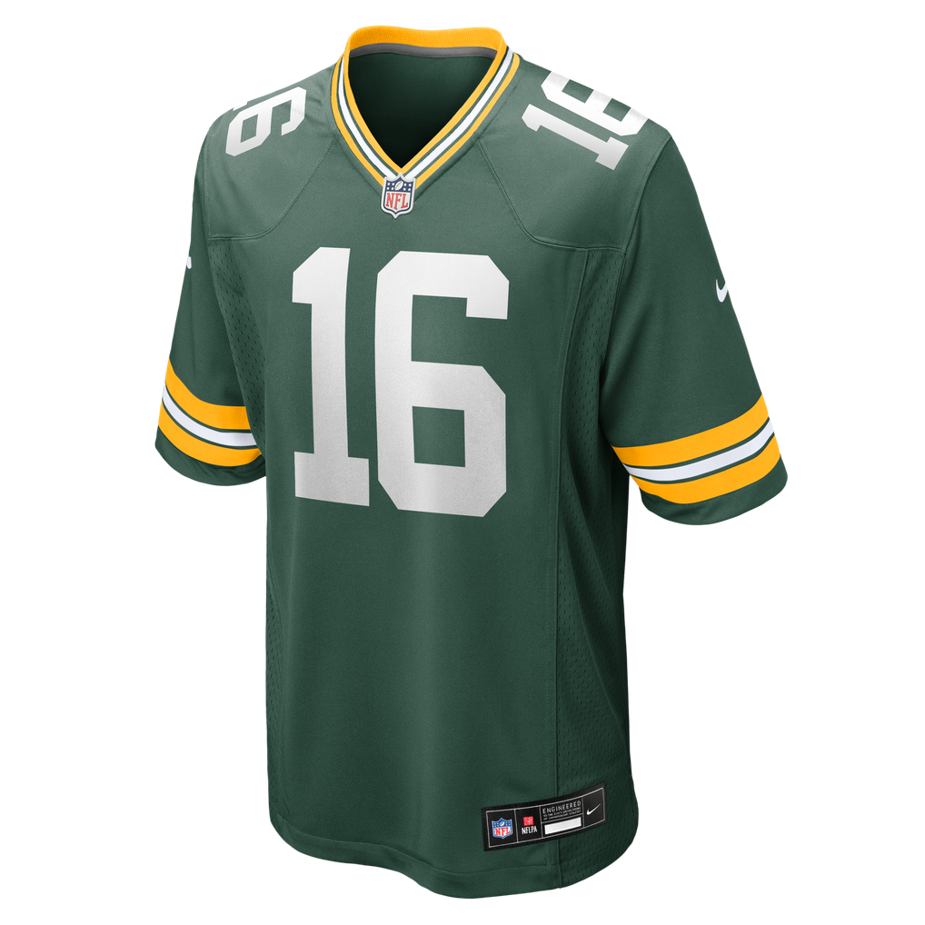 Men's Green Bay Packers Bo Melton Nike  Green Team Game Jersey - Image 3