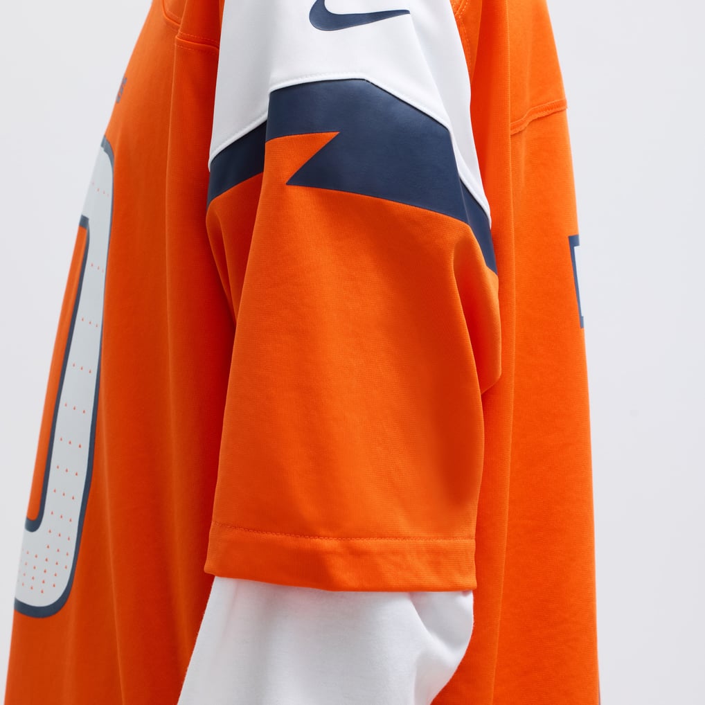 Men's Denver Broncos Bo Nix Nike Orange  Player Game Jersey - Image 11