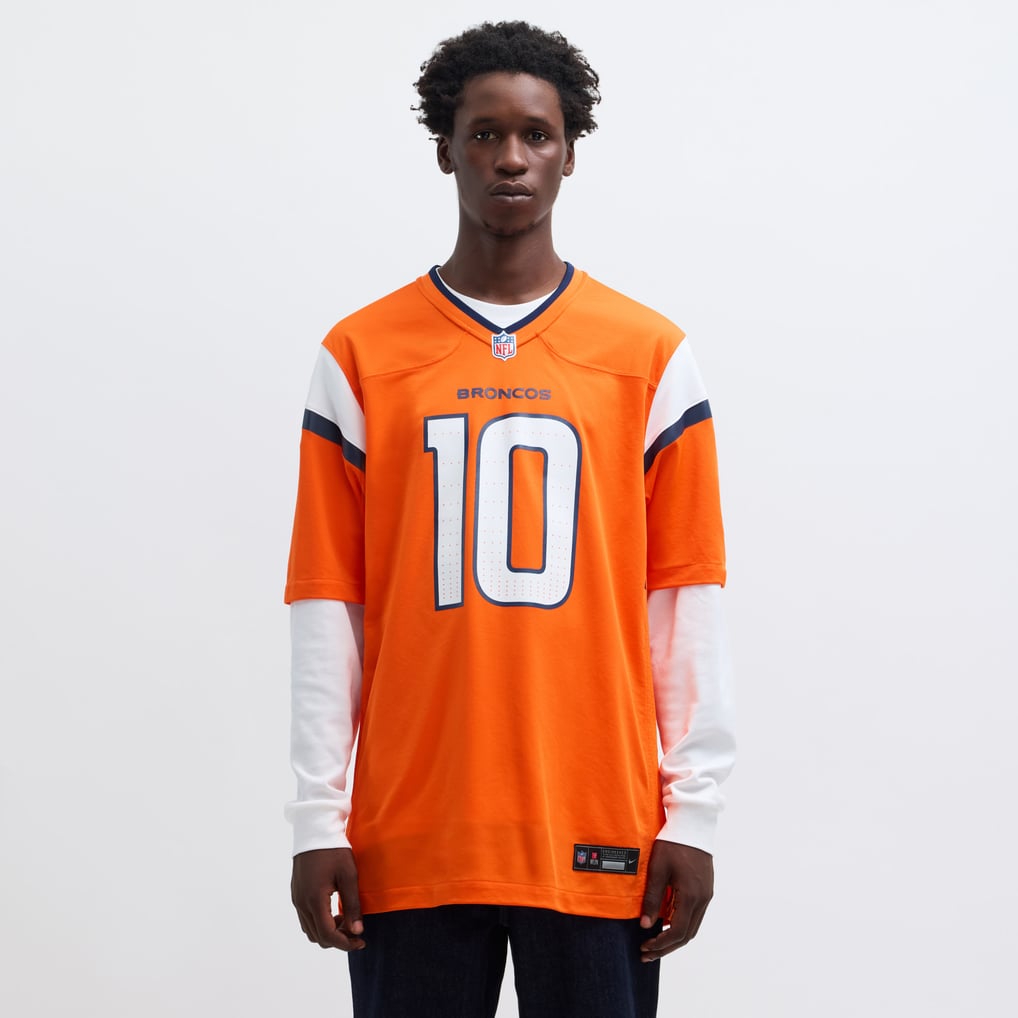 Men's Denver Broncos Bo Nix Nike Orange  Player Game Jersey - Image 5