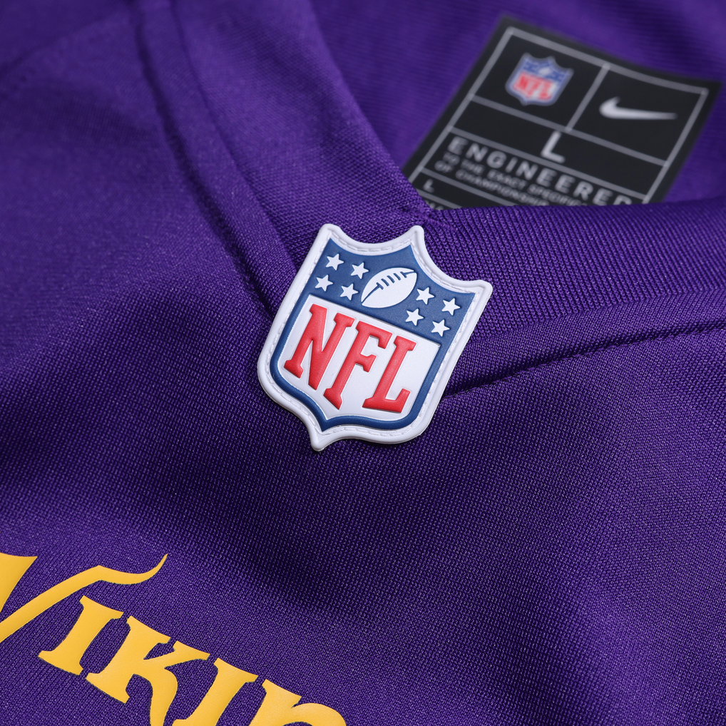 Men's Minnesota Vikings Bo Richter Nike  Purple Team Game Jersey - Image 5