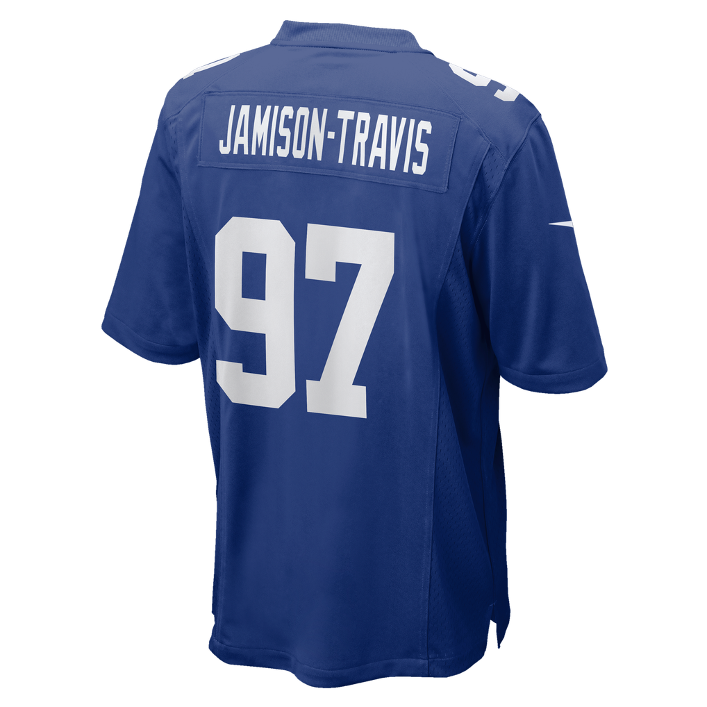 Men's New York Giants Bobby Jamison-Travis Nike Royal Team Game Jersey - Image 6