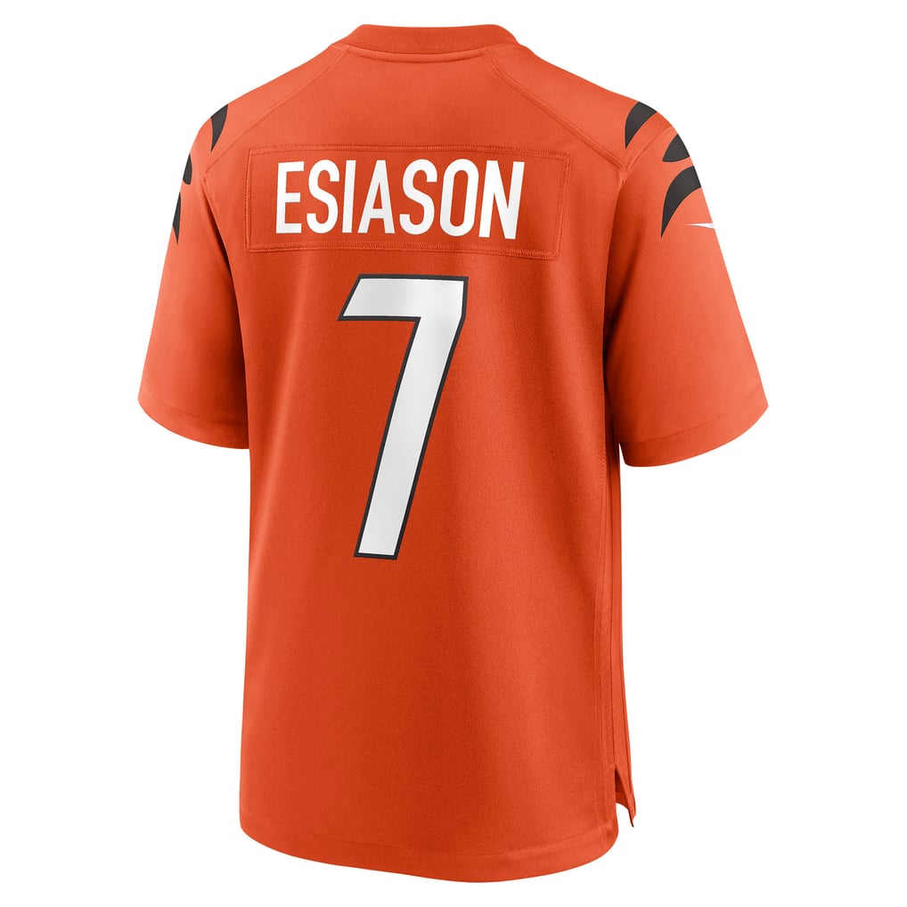 Men's Cincinnati Bengals Boomer Esiason Nike Orange Retired Player Alternate Game Jersey - Image 4