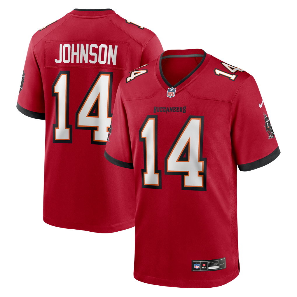 Men's Tampa Bay Buccaneers Brad Johnson Nike Red Game Retired Player Jersey - Image 2