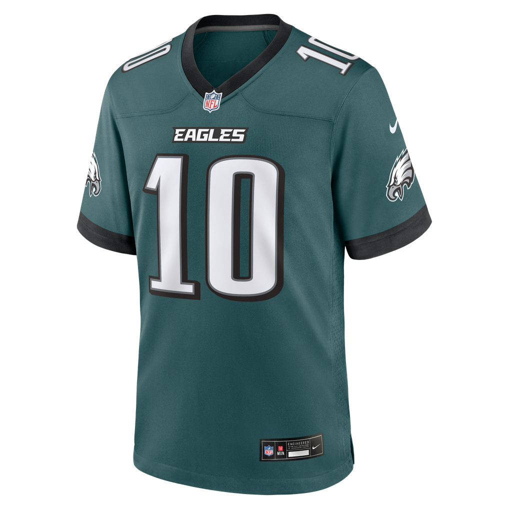Men's Philadelphia Eagles Braden Mann Nike  Midnight Green Team Game Jersey - Image 3