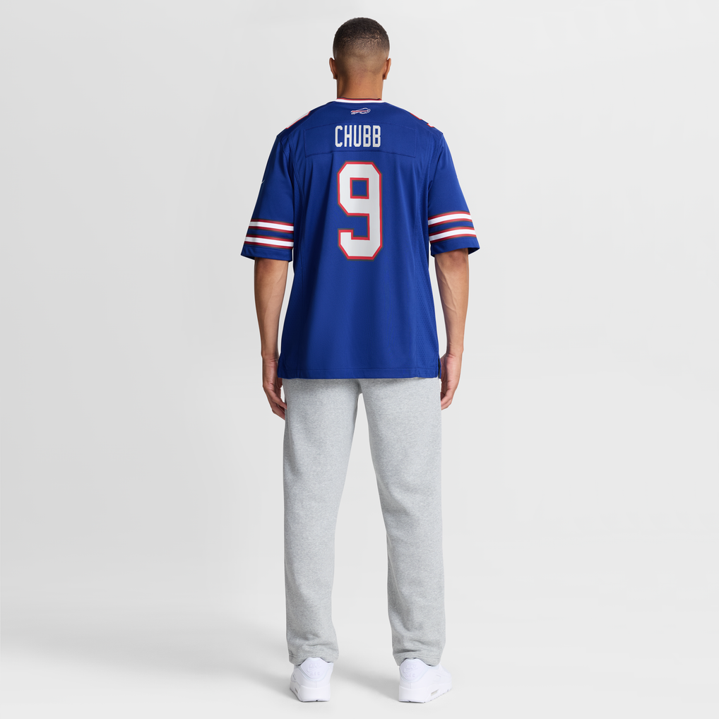 Men's Buffalo Bills Bradley Chubb Nike  Royal Team Game Jersey - Image 6