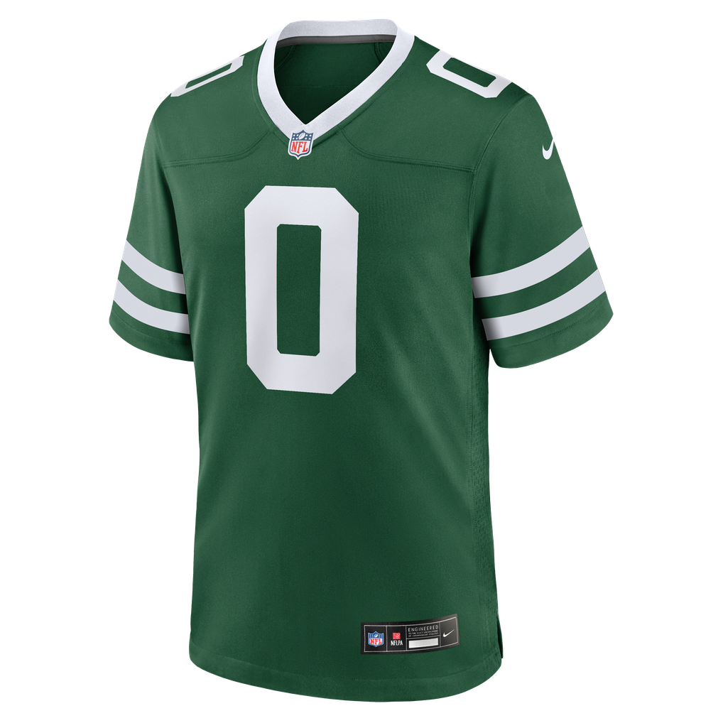 Men's New York Jets Braelon Allen Nike Legacy Green Game Jersey - Image 3