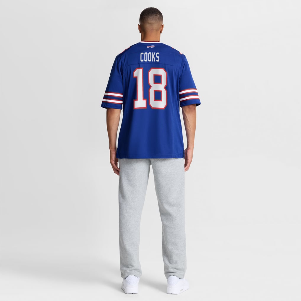 Men's Buffalo Bills Brandin Cooks Nike  Royal Team Game Jersey - Image 6