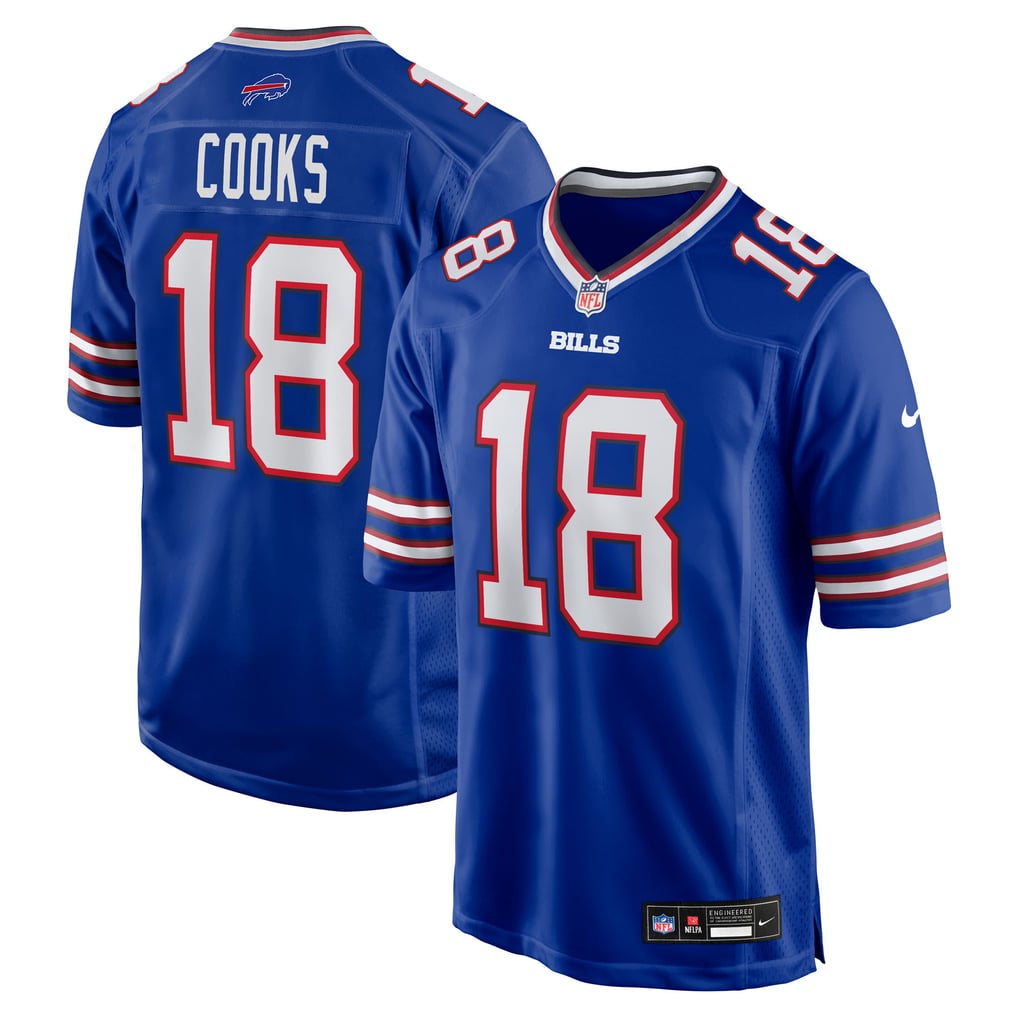 Men's Buffalo Bills Brandin Cooks Nike  Royal Team Game Jersey - Image 1