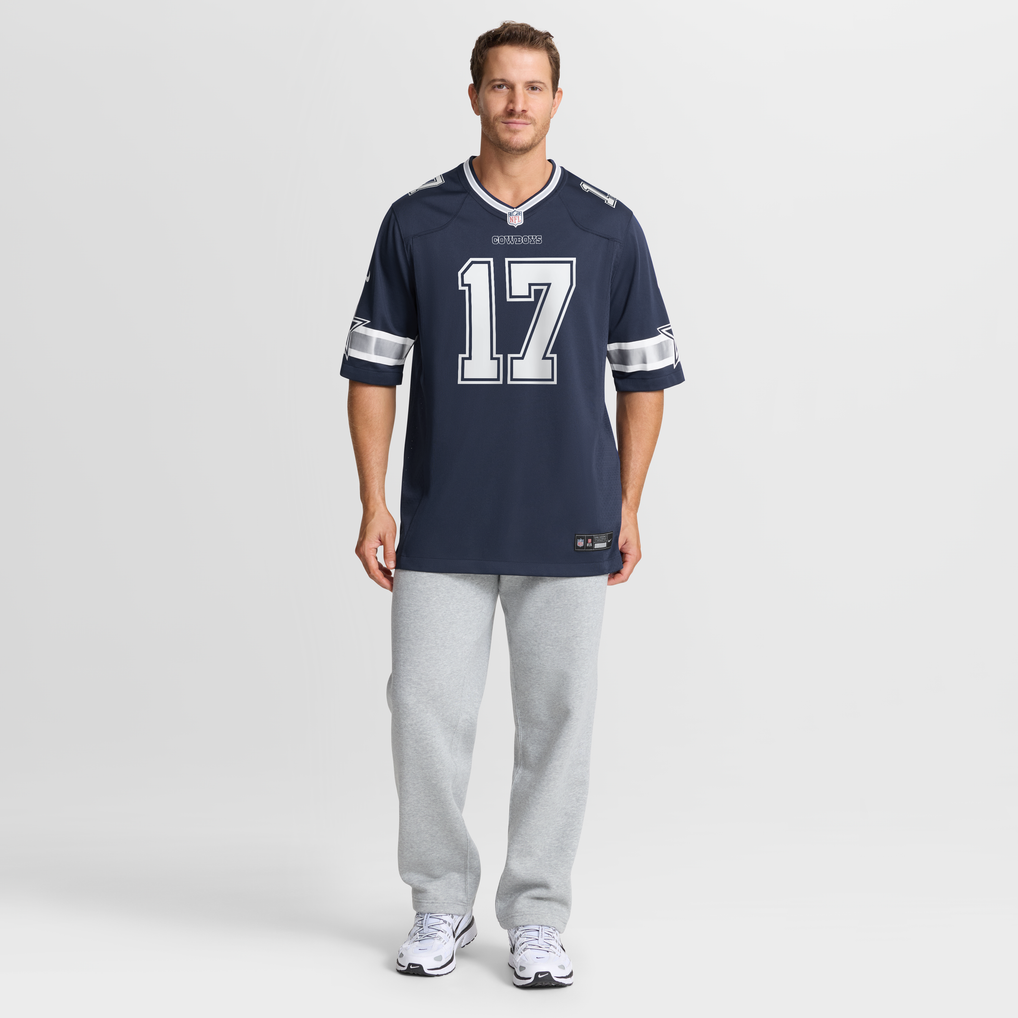 Men's Dallas Cowboys Brandon Aubrey Nike Navy Team Game Jersey - Image 8