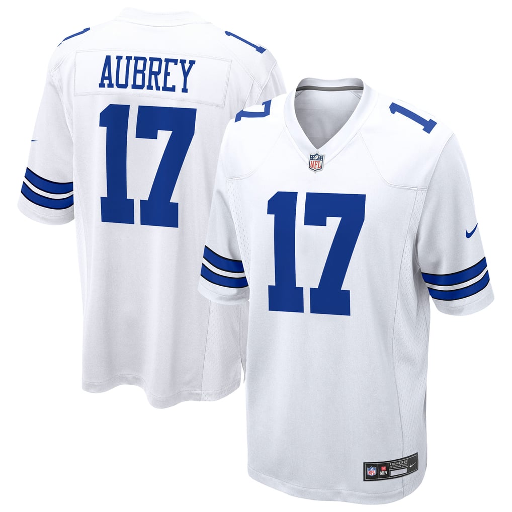 Men's Dallas Cowboys Brandon Aubrey Nike White Game Jersey - Image 1