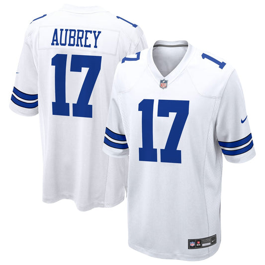 Men's Dallas Cowboys Brandon Aubrey Nike White Game Jersey - Image 1