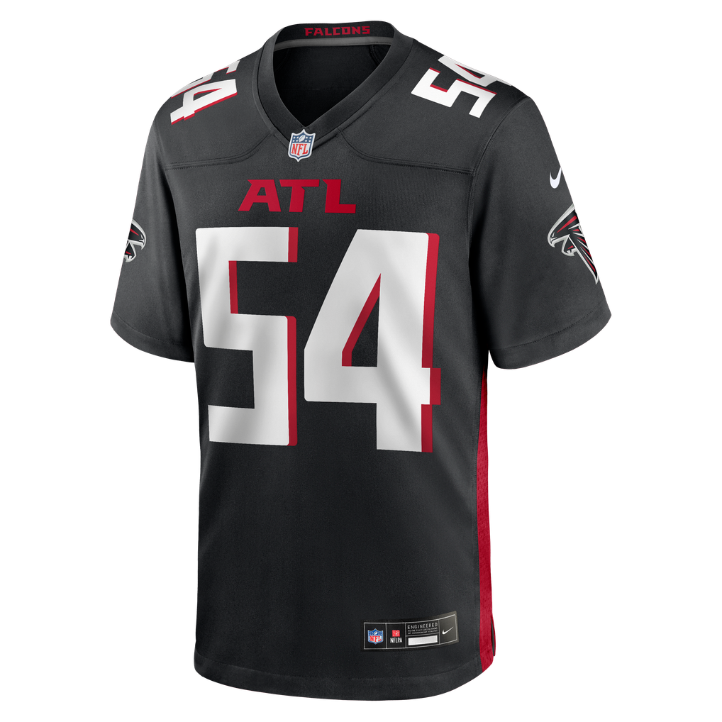 Men's Atlanta Falcons Brandon Dorlus Nike Black Team Game Jersey