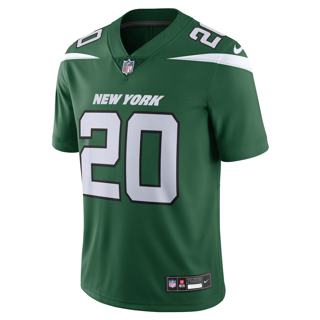 Men's New York Jets Breece Hall Nike Gotham Green Vapor Untouchable Limited Jersey - Image 3
