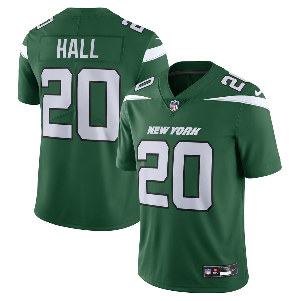Men's New York Jets Breece Hall Nike Gotham Green Vapor Untouchable Limited Jersey - Image 1