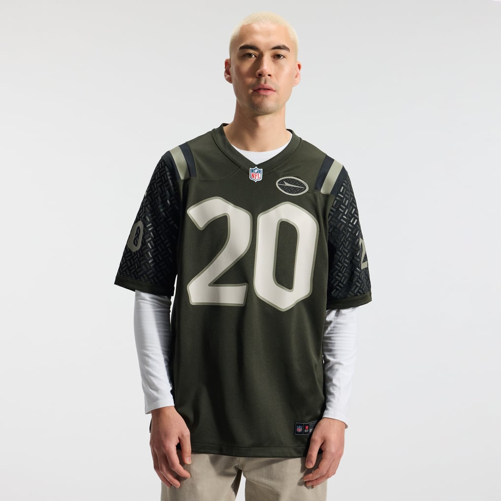 Men's New York Jets Breece Hall Nike Green Rivalries Collection Game Jersey - Image 3