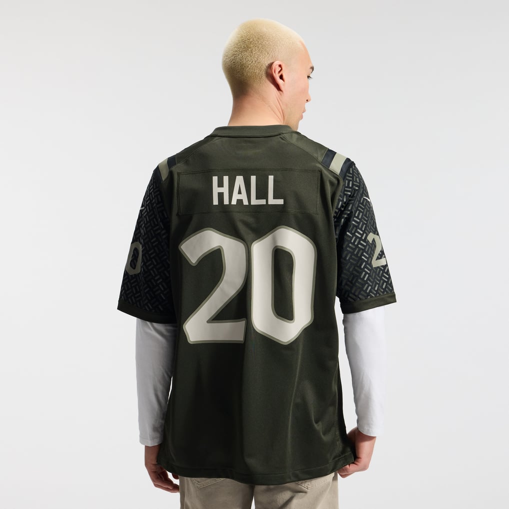 Men's New York Jets Breece Hall Nike Green Rivalries Collection Game Jersey - Image 4