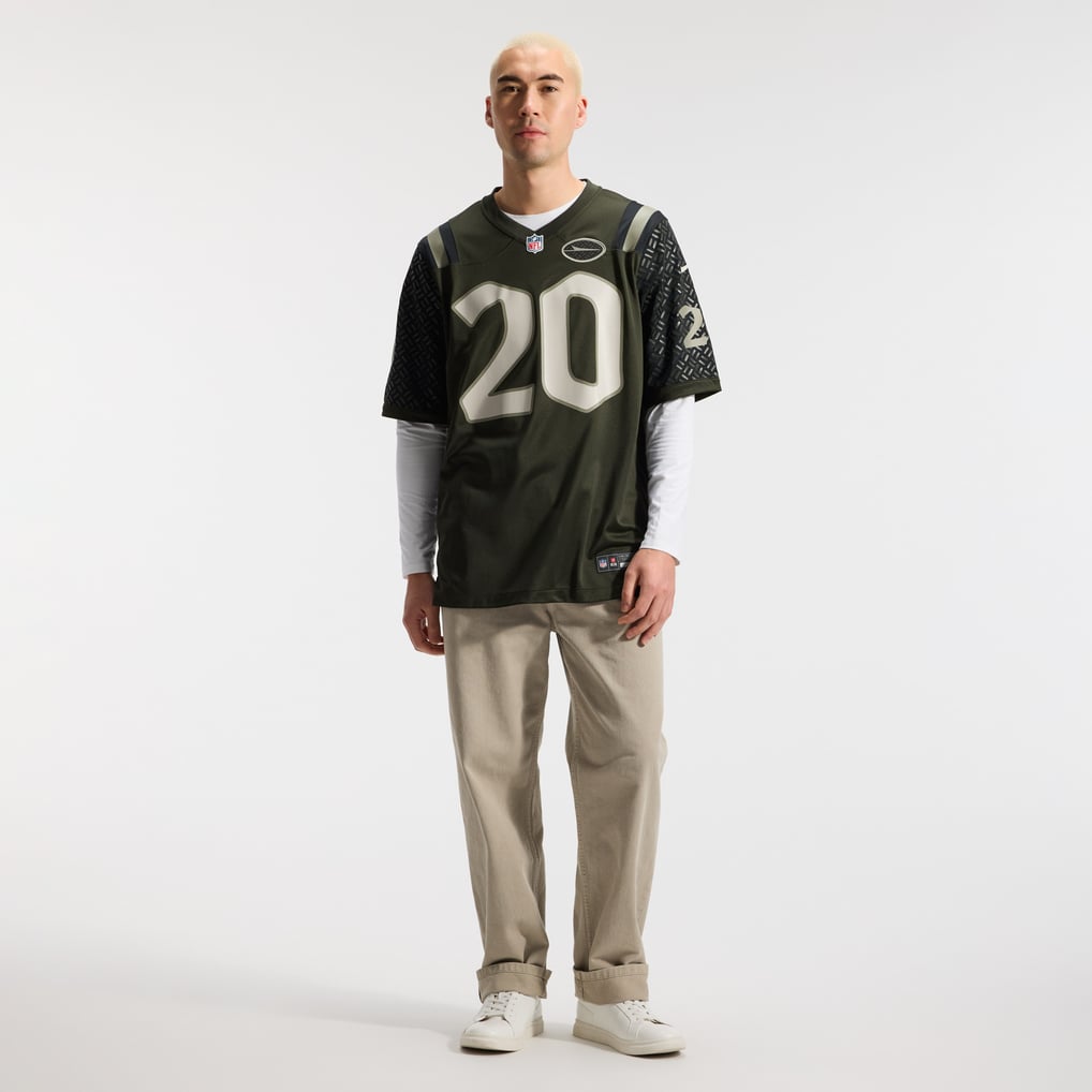 Men's New York Jets Breece Hall Nike Green Rivalries Collection Game Jersey - Image 5