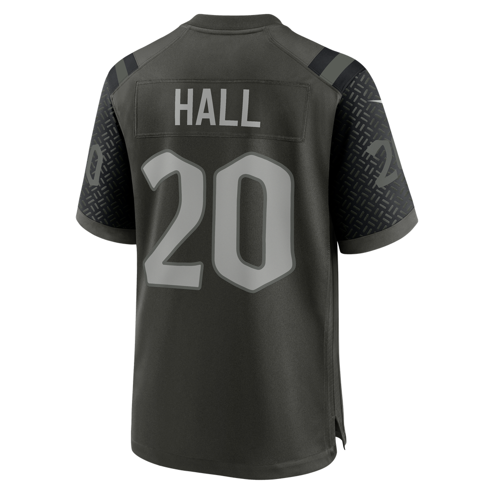 Men's New York Jets Breece Hall Nike Green Rivalries Collection Game Jersey - Image 8
