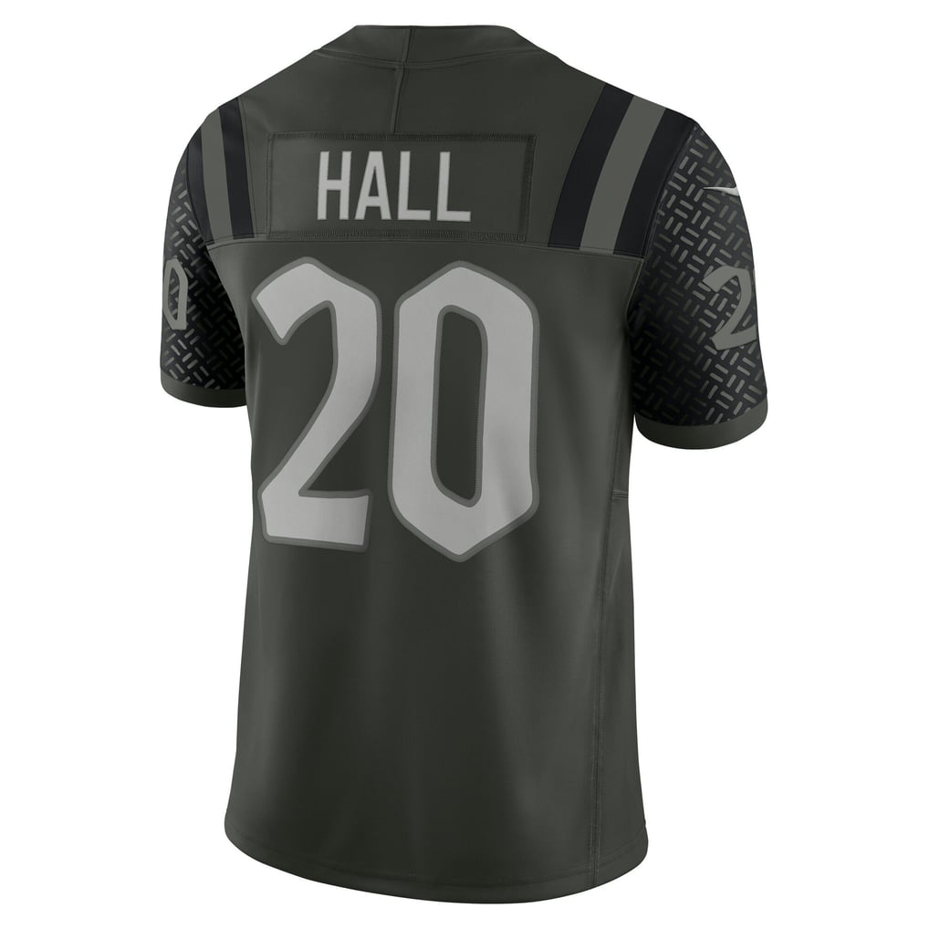 Men's New York Jets Breece Hall Nike Green Rivalries Collection Stitched Limited Jersey - Image 4