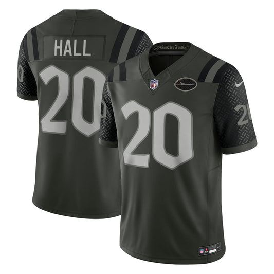 Men's New York Jets Breece Hall Nike Green Rivalries Collection Stitched Limited Jersey - Image 1