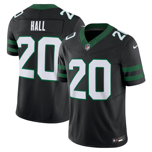 Men's New York Jets Breece Hall Nike Legacy Black Alternate Vapor F.U.S.E. Limited Jersey - Image 1