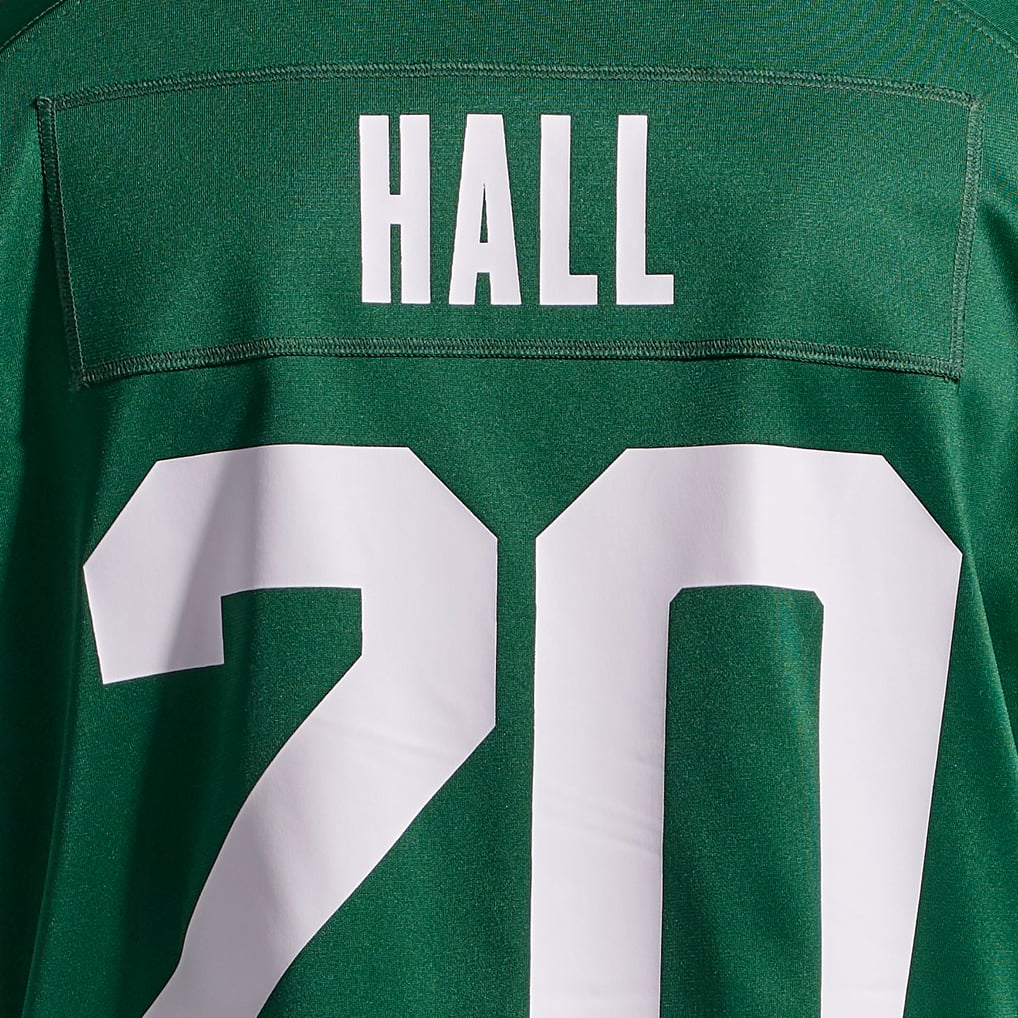 Men's New York Jets Breece Hall Nike Legacy Green Game Jersey - Image 12