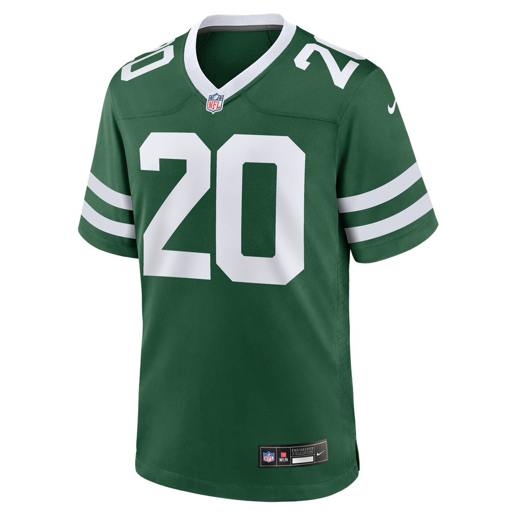 Men's New York Jets Breece Hall Nike Legacy Green Game Jersey - Image 7