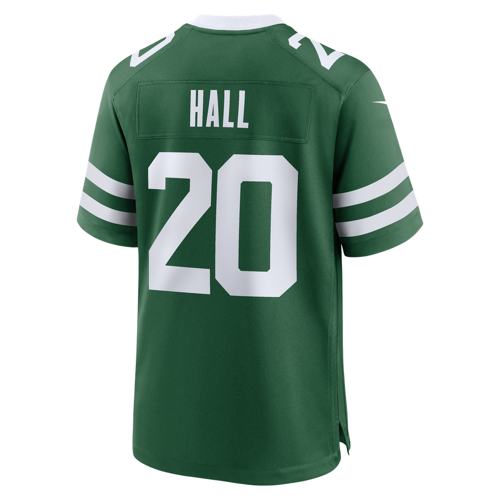 Men's New York Jets Breece Hall Nike Legacy Green Game Jersey - Image 8