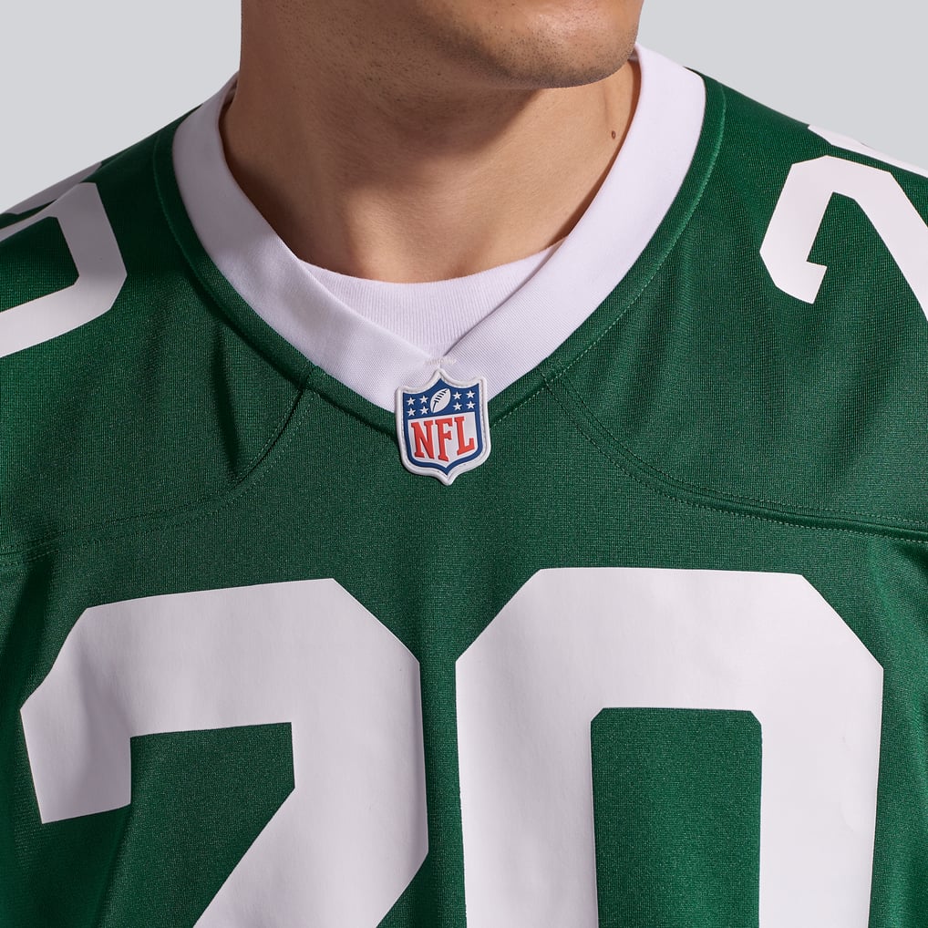 Men's New York Jets Breece Hall Nike Legacy Green Game Jersey - Image 9