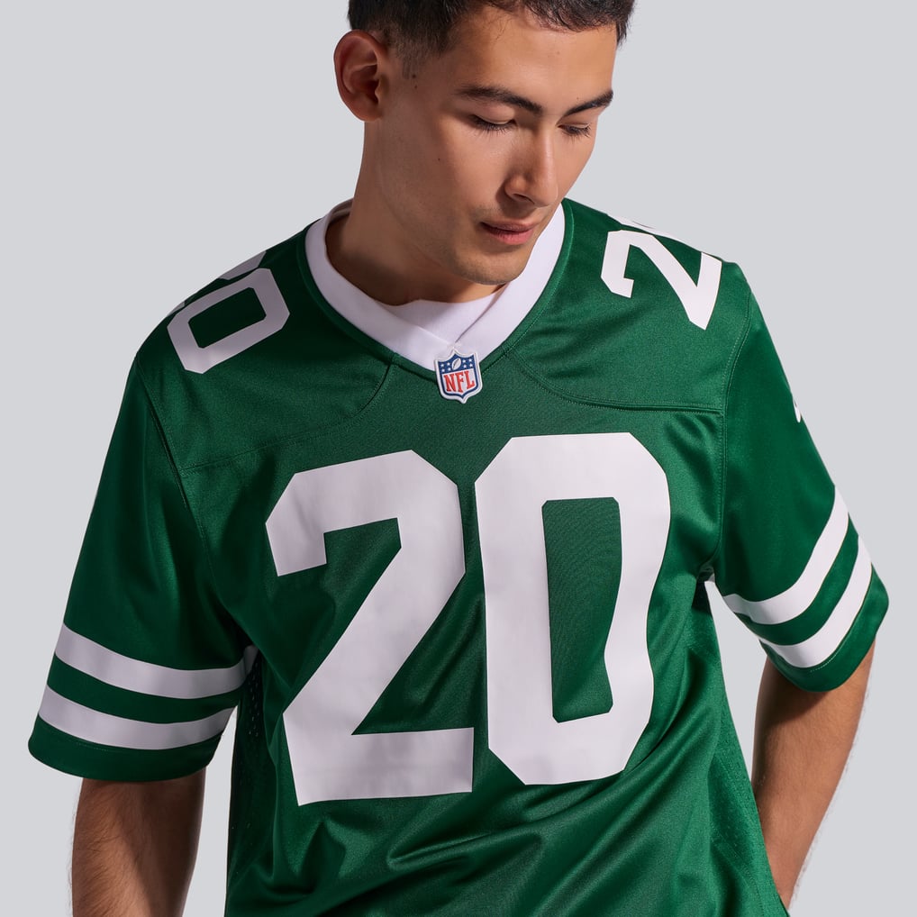 Men's New York Jets Breece Hall Nike Legacy Green Game Jersey - Image 10