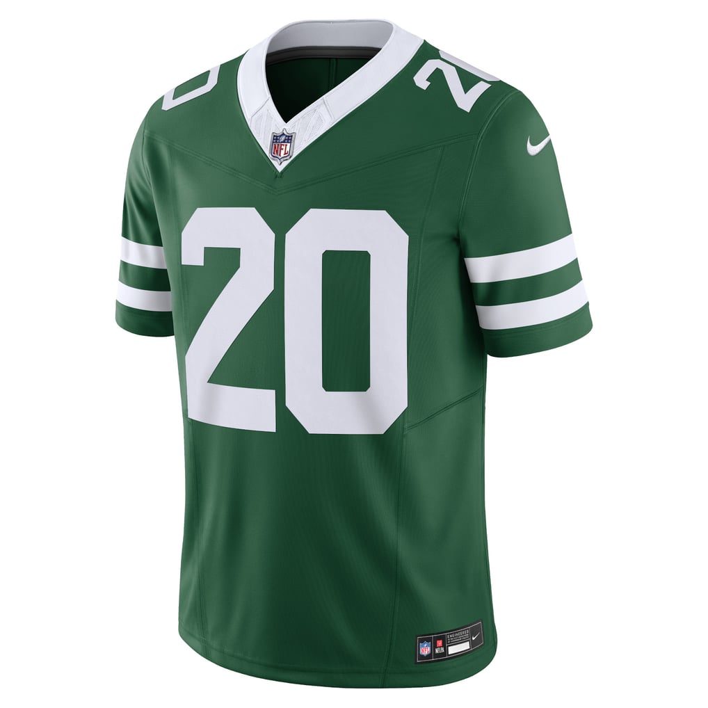 Men's New York Jets Breece Hall Nike Legacy Green Vapor F.U.S.E. Limited Jersey - Image 3
