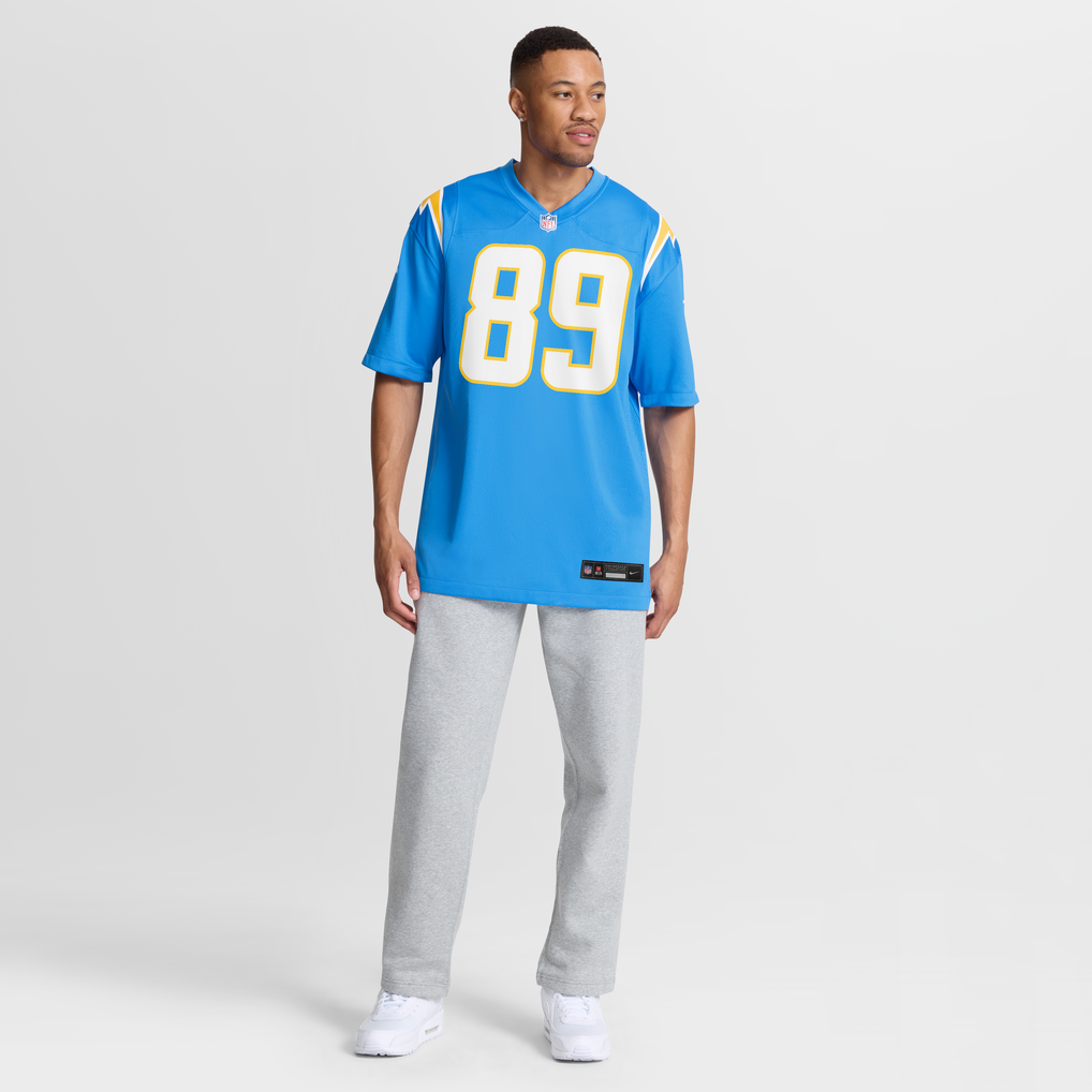 Men's Los Angeles Chargers Brenen Thompson Nike Powder Blue Team Game Jersey - Image 3