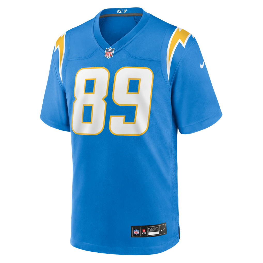 Men's Los Angeles Chargers Brenen Thompson Nike Powder Blue Team Game Jersey - Image 5